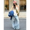 Silk-like Lace Trim Outerwear Camisole Top