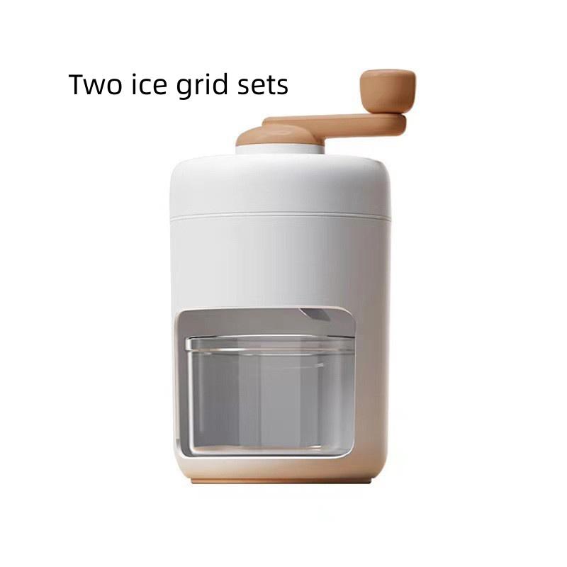 

Электрическая маленькая машина для приготовления смузи, многофункциональная машина для десертов, бытовая коммерческая машина для измельчения льда 2 в 1 Two ice grid sets