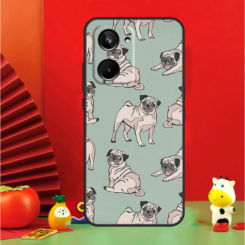 

Cute Pug Dog For Realme 15 Pro GT7 GT6 10 11 12 13 14 Pro Plus C65 C67 C63 C61 C55 C51 C53 C35 C75 Case Realme C35