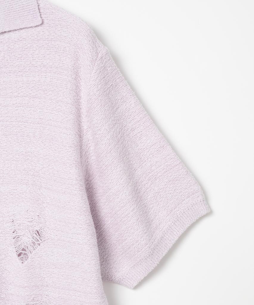 MILLO ARCHIVE Crash Comfort Collar Knit [Lavender]