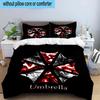 3PCS Umbrella Symbol 3pcs Bedding,Including 3PCS Duvet Cover And 2pcs Pillowcases Perfect for Christmas,Ideal for Bedroom, Dormitory
