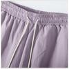 Women's High Waist Purple Workwear Pants Spring Summer Quick Dry Pants Petite American Leisure Sports Pants