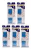 BULK LIFE Interdental 15 Brushes X 5 Packs Brushes Wire Long Small with Caps Brushes, I-shaped, (75 Total), Type, Handle, Size,