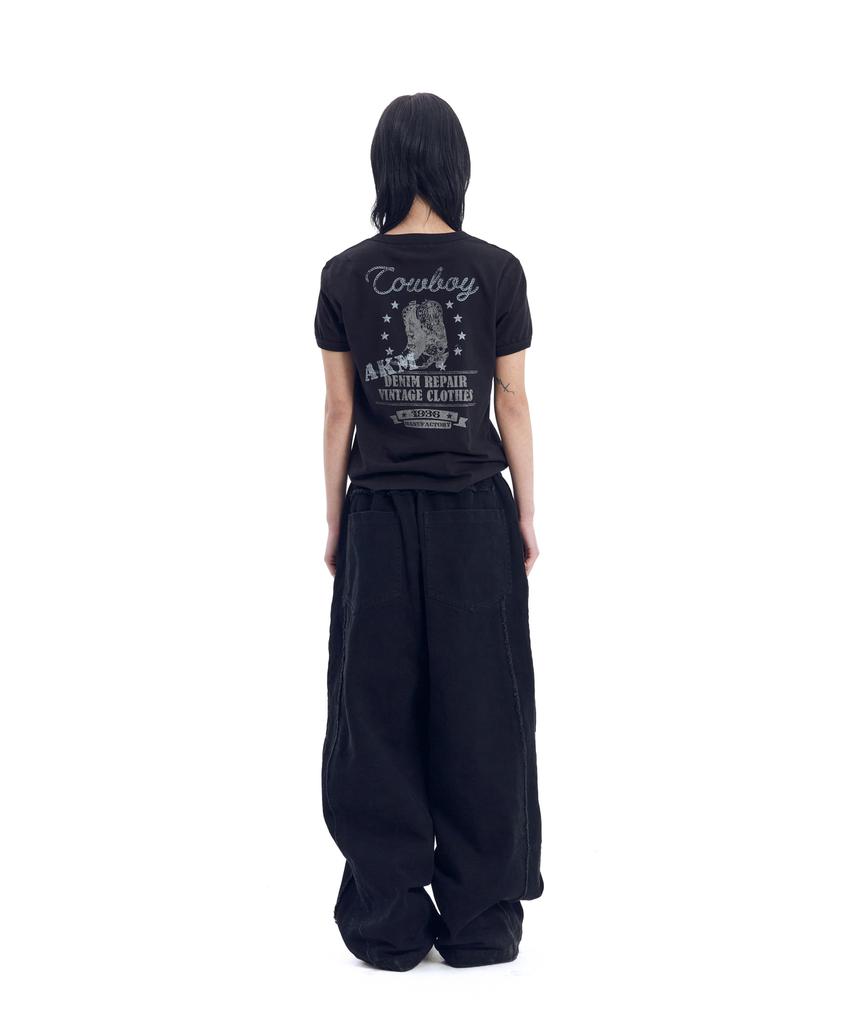 AAKAM Boots Ringer Top (Black)