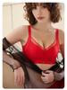 Women's Lace Push-Up Wireless Bra: Medium Thick, Anti-Sagging, Adjustable Support