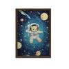 Plakat Kosmiczny Miś Astronauta Plakat Kosmiczny Miś Astronauta, 70X100 Cm, Bez Ramy, Papier Matowy 230 Gsm