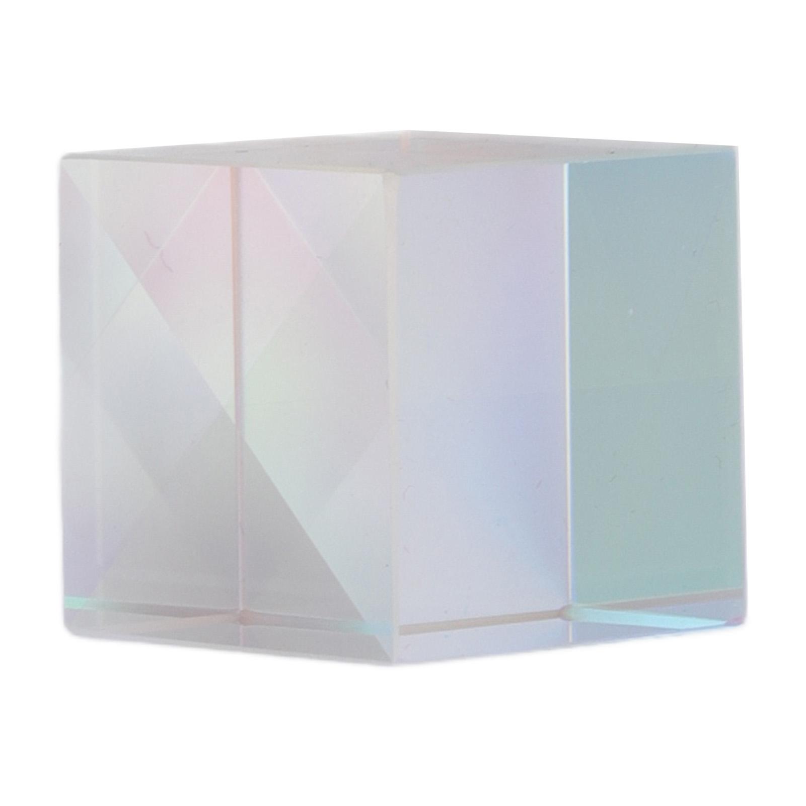 

Prism Cube Optical Glass RGB Dispersion Color Cube Sun Catcher X Cube Prism Birthday Gift 15x15x15mm 0.6x0.6x0.6in