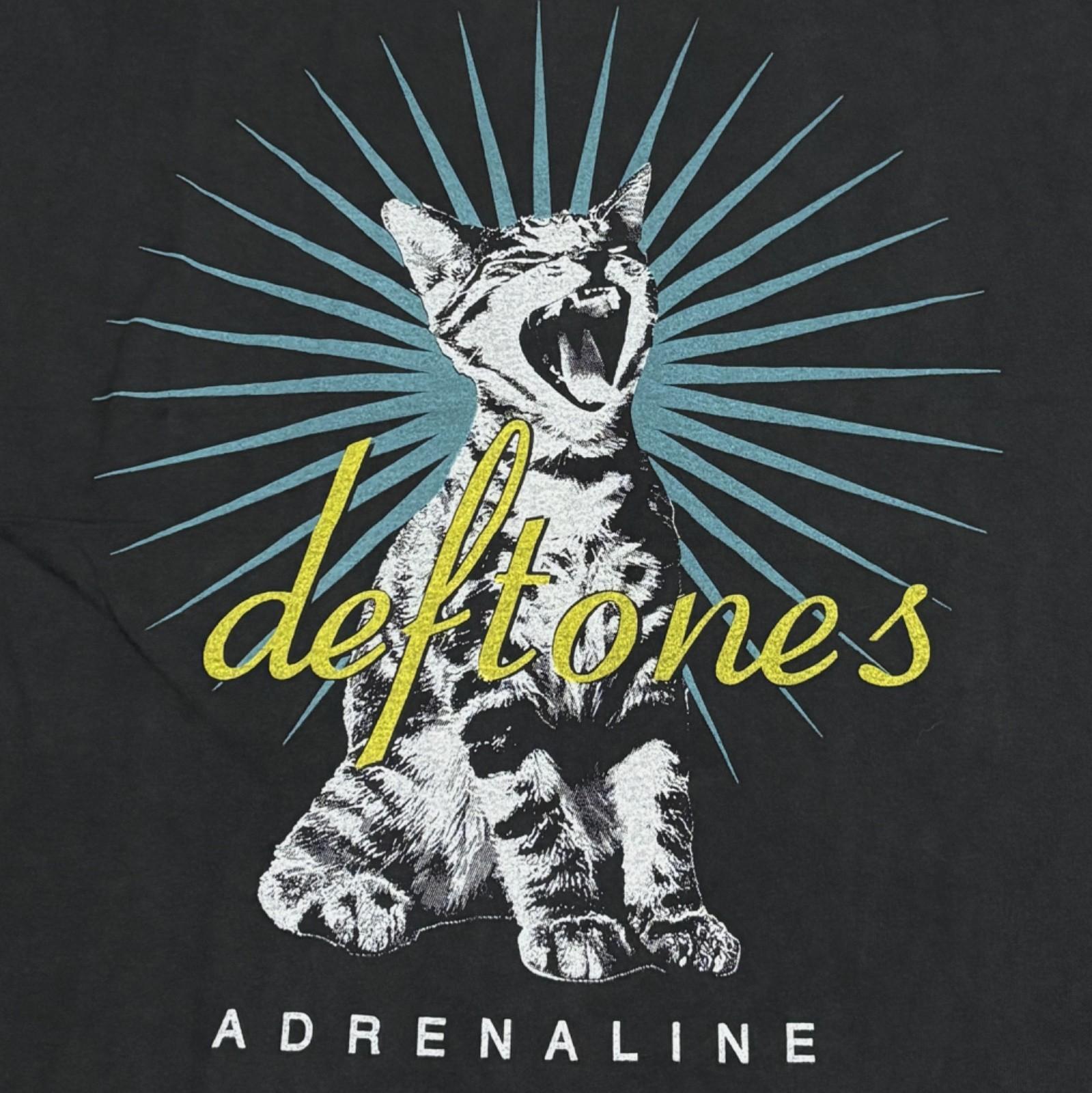 Vintage DEFTONES ADRENALINE 1995 90s Rock Metal BandTour Size L T-Shirt REPRINT S