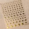 Charming Hollow Stars Love Geometric Five-pointed Star Self Adhesive 5D Nail Art Decorations Stickers Shiny Manicure Decal