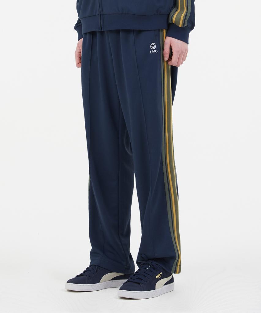 LMC Side Striped Jersey Track Pants Navy