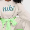 Nike Sportswear Club Comfortable Fashion Soft Crewneck Sweatshirt Kids Sweatshirt Bone FZ5566-072
