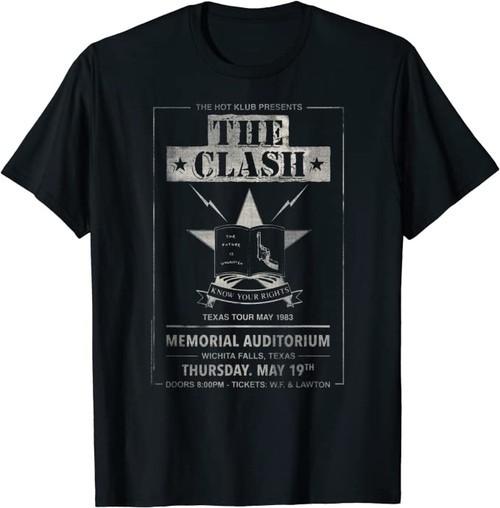 The Clash 83 Wichita Falls Texas Poster TShirt Unisex T-Shirt L