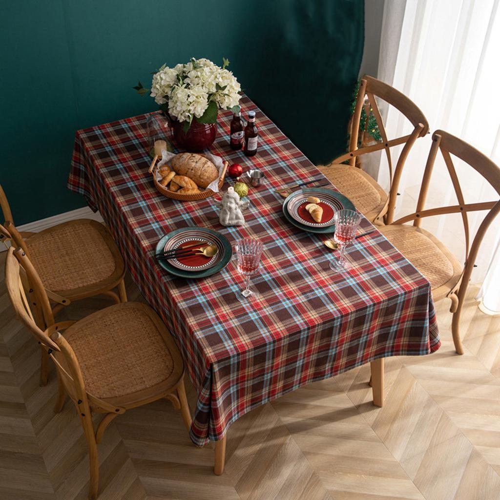 1Pc Modern Retro Style Tablecloth Suitable For Holiday Gatherings, Banquets, Restaurants, Kitchen Decoration, Tablecloth