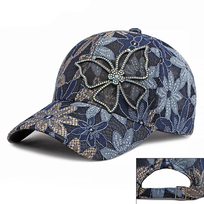 Ethnic Style Denim Baseball Cap With Sun Protection For Outdoor Activities
