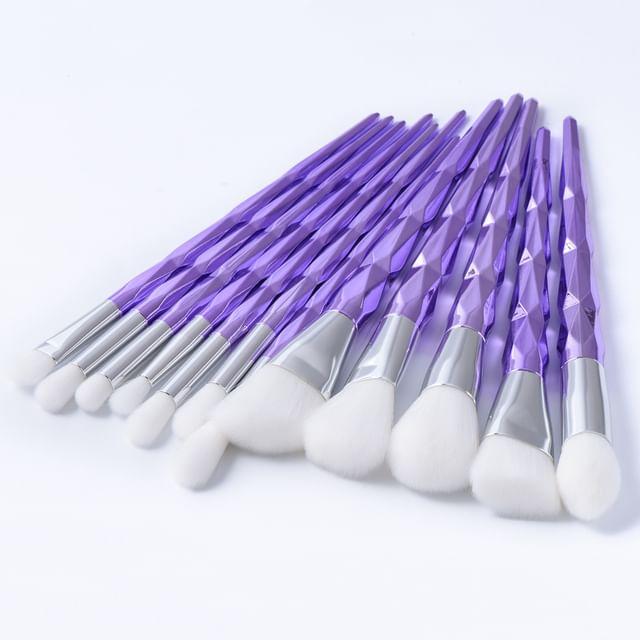 

Stroke of Beauty - Set of 12: Diamond Cut Handle Makeup Brush