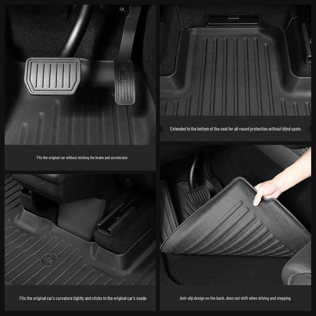 Tesla Model Y Dirt-Resistant TPE Floor Mats