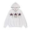 American Vintage Star Embroidered Hoodie Loose Fit Casual Sweatshirt Men Women Fall Winter