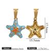  3pcs Stainless Steel Ocean Series Oil Drop Pendant DIY Handmade Jewelry Bracelet Necklace Accessories Wholesale