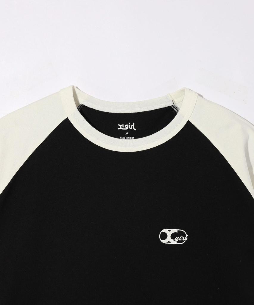 X-girl Women's College Logo B/B Tee Dress, Black