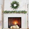 Artificial Olive Wreath Front Door Artificial Garland Green 50cm Dia Home Decor Fake Flower Christmas Wedding Party Decorations