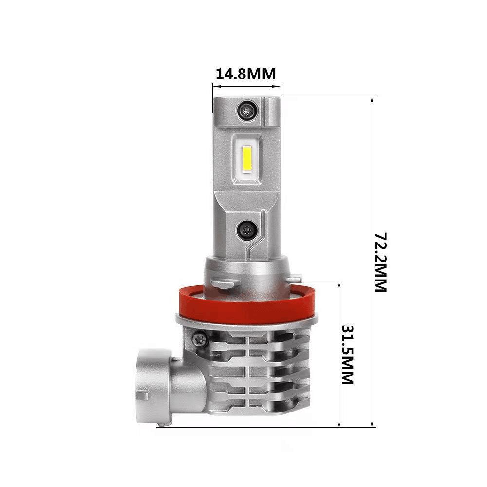 XTG X89 LED Headlight Bulbs 2Pcs H4 H7 9003 30000LM CSP Canbus Fanless Hi Lo Beam Car Motorcycle Auto Lamp 12V 24V Ultra Bright
