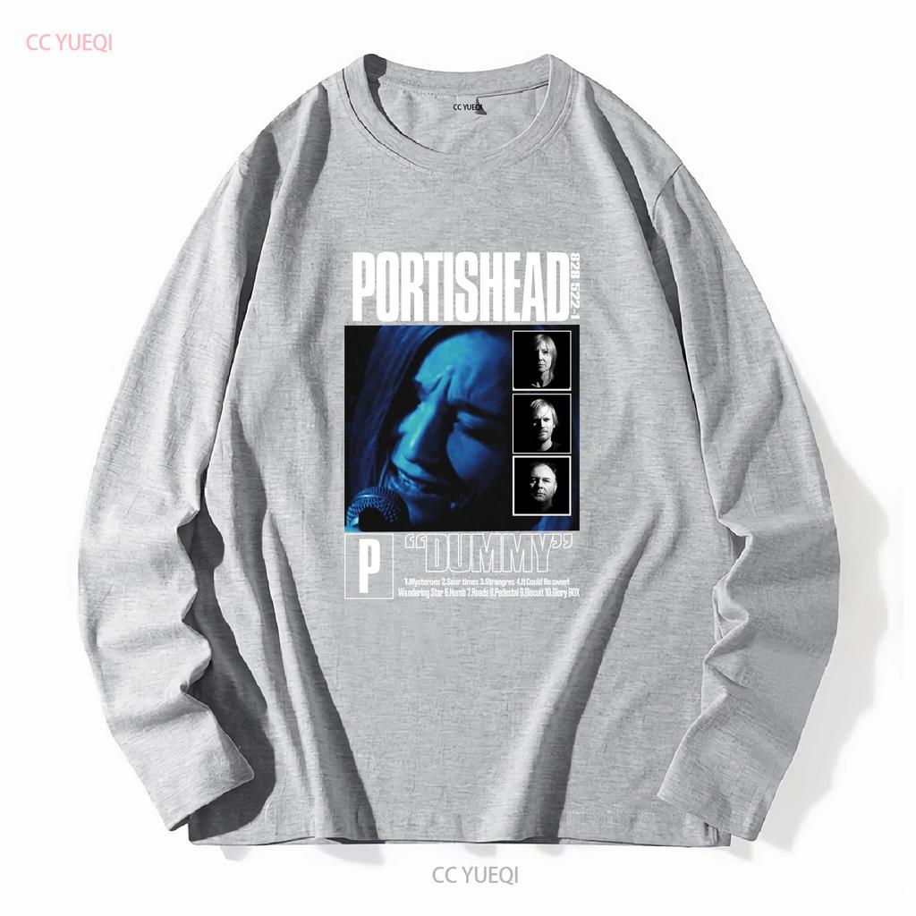 Portishead Dummy Vintage 90s T Shirt Rock Trip hop Band long or short sleeves vintage Washed Casual Slightly Comfortable