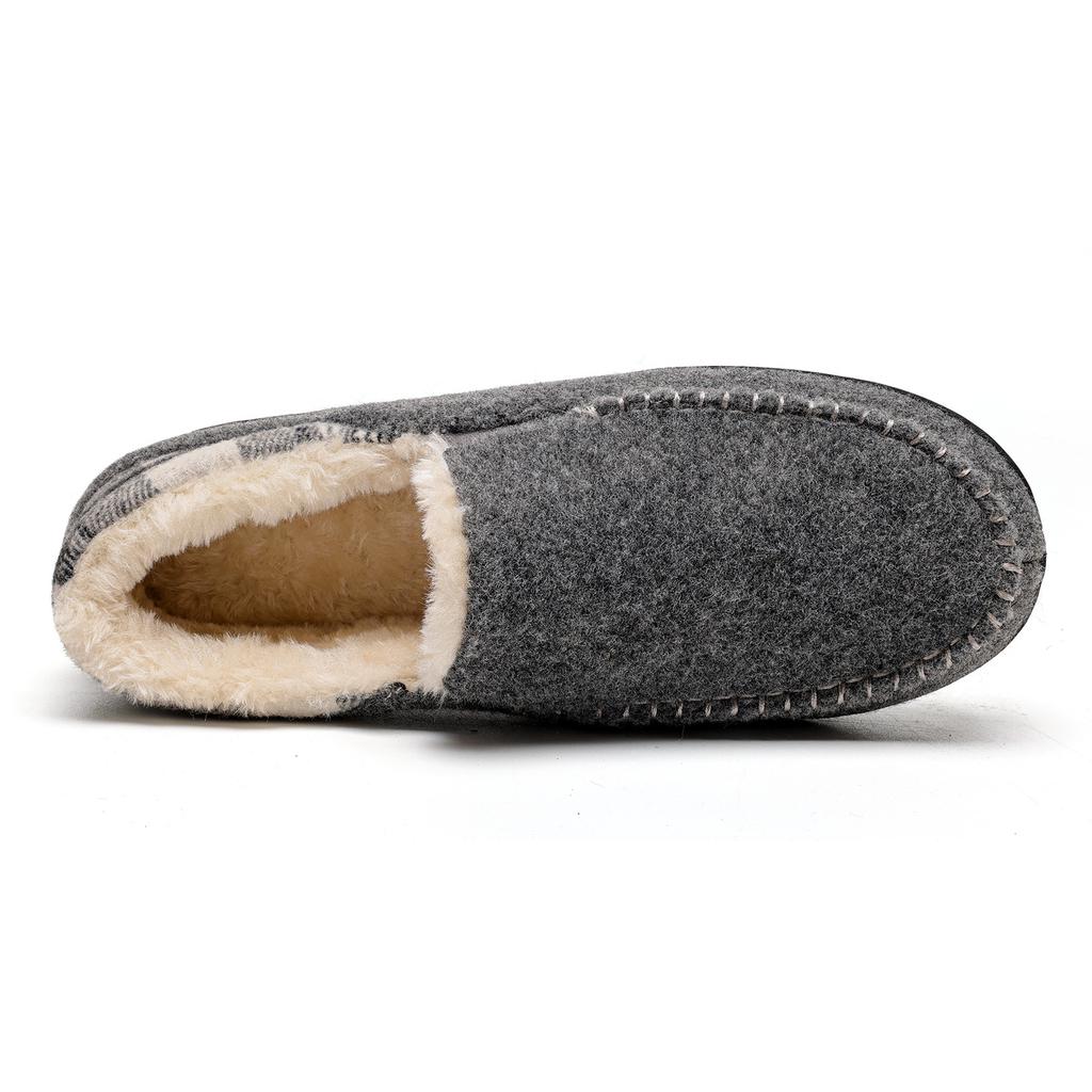 Winter Cotton Shoes Men Plus Cashmere Warm Thick Men with a Slip-on Loafers