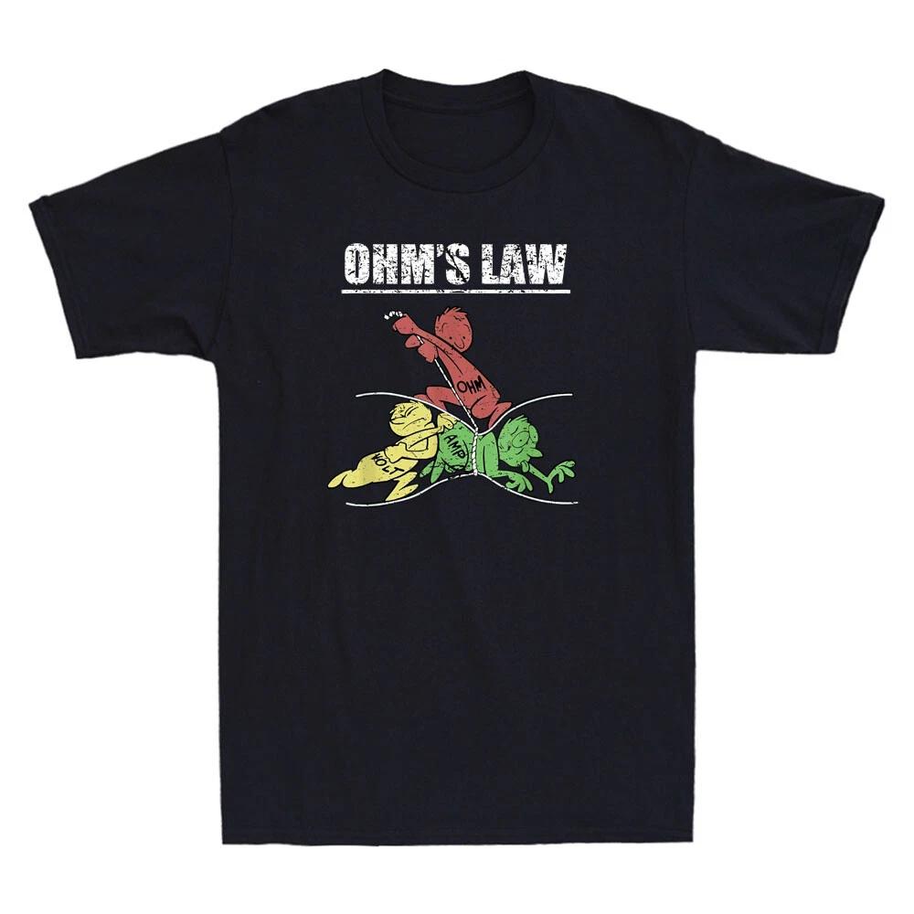 Ohms Law - Electrical Electronics Engineer Funny Meme Novelty Men s T-Shirt Tee M