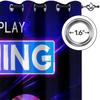Set Of 2 Gamer Room Decor Gamepad Printed Curtain Bedroom Kitchen Dining Living Study Office Bathroom For Made Polyester