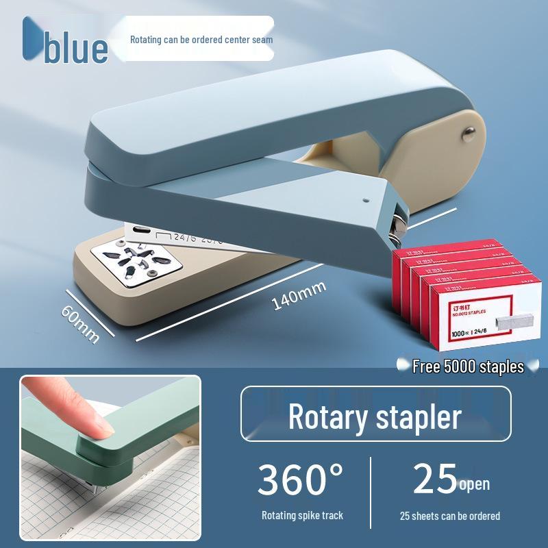Rotatable Large Stapler for Students & Office - Labor-Saving, Thick-Binding Tool