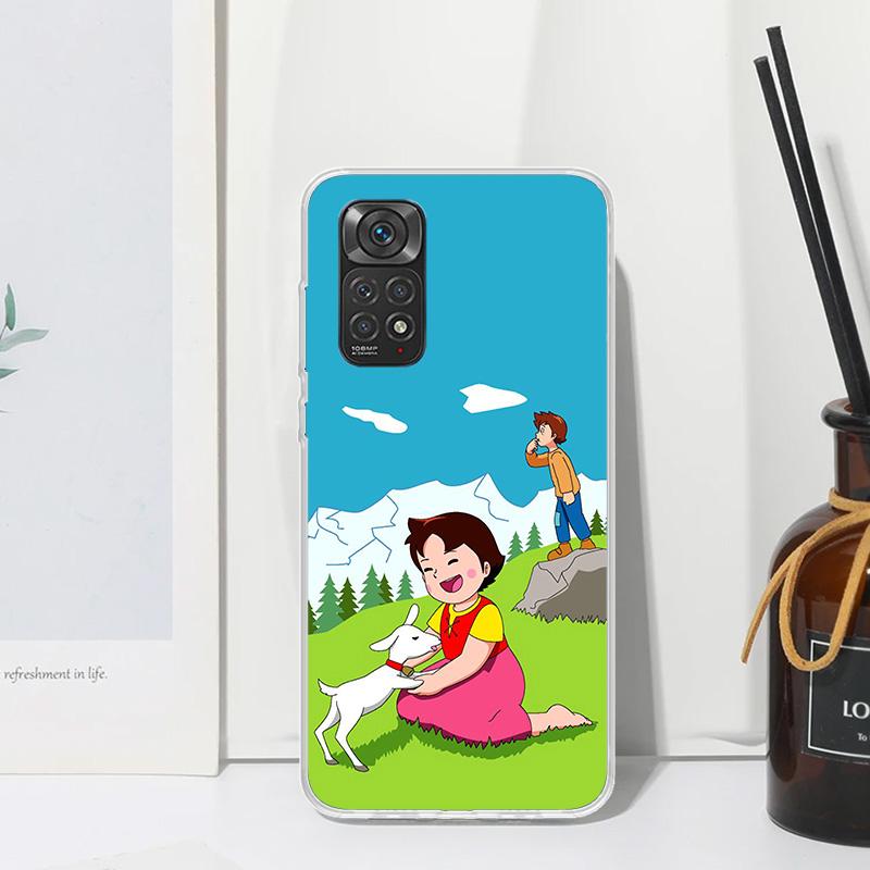 Heidi Cute Cartoon Phone Case For Xiaomi Redmi Note 15 13 14S 14 Pro Plus 12S 11S 10S 12 11E 10 11T Art Fundas Back Cover Redmi