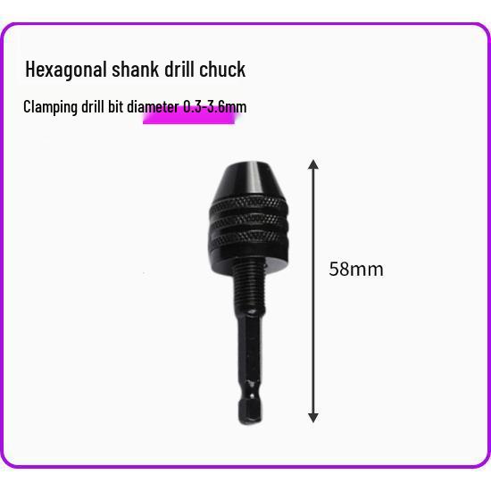 Hex Shank Drill Chuck Adapter for Electric & Pneumatic Screwdrivers