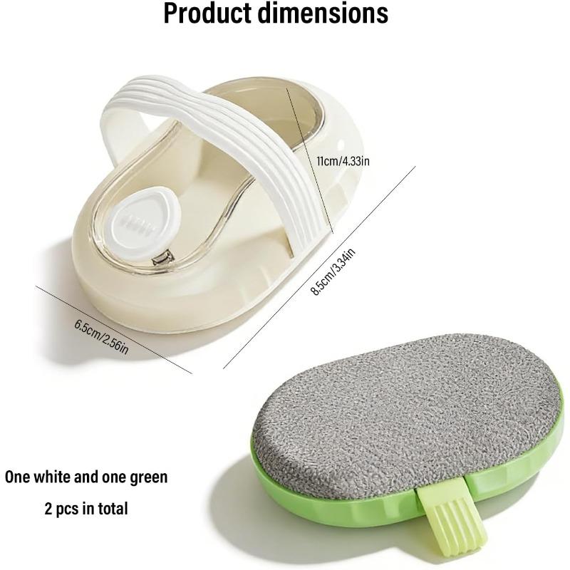 Portable Soft Skin Cleansing Brushes with Liquid Dispensing for Shower Gel Ideal for Bathing Soaking Skin Care Set