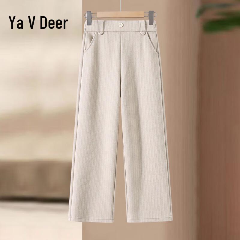 Yalu Women s High-Waisted Wide-Leg Casual Pants 5XL