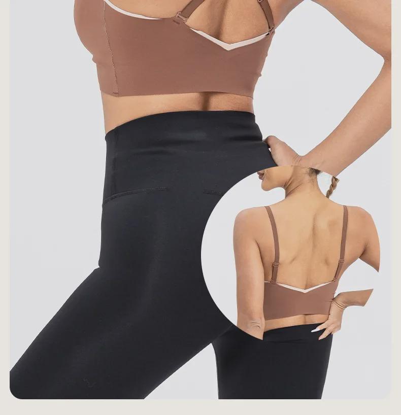 Damen Verstellbarer Sport-BH mit dünnen Trägern - Yoga, Laufen, Pilates Florales Design