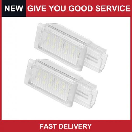 2Pcs  LED Door Courtesy Footwell Lamp No.13503059/13503058 for Chevy Malibu