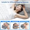 Pillows Bedding Memory Foam Pillowcase with Ice Silk Fabric Cervical Pillow Family Gift Ergonomic Soft Slow Rebound Two Heights