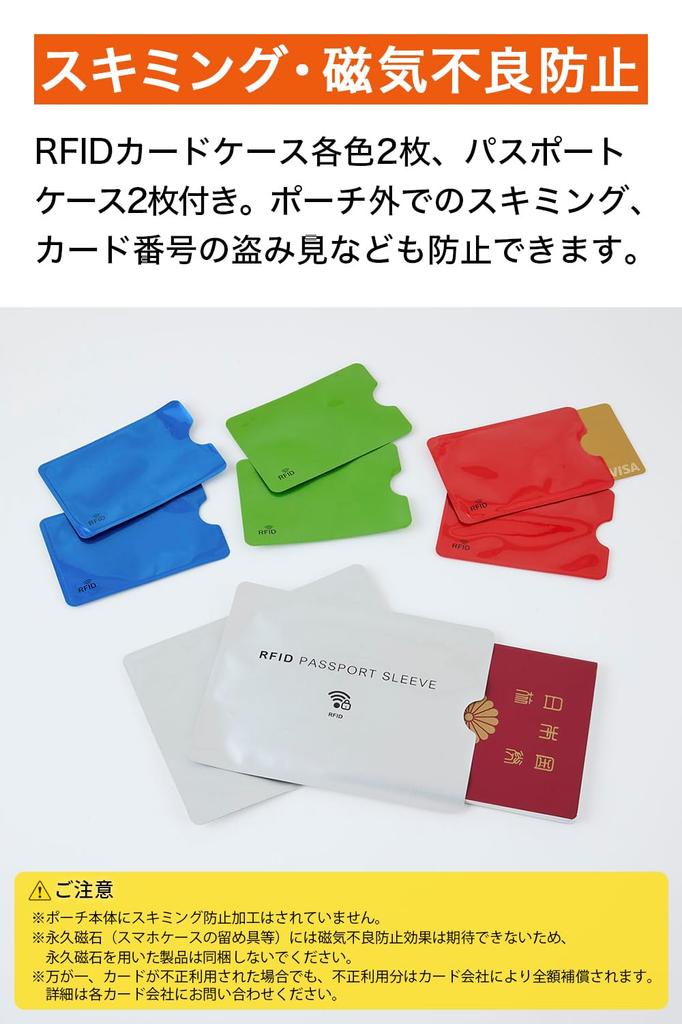 Calches Security Pouch Waterproof Waist Passport Black [Best Buy] Pouch, Case, Anti-Skimming, Anti-Theft,