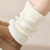 1 Pair Classic Knit Leg Warmers Rib-Knit Knee-High Leg Warmer Socks Women's Stockings Knitted Knee High Socks for Comfort