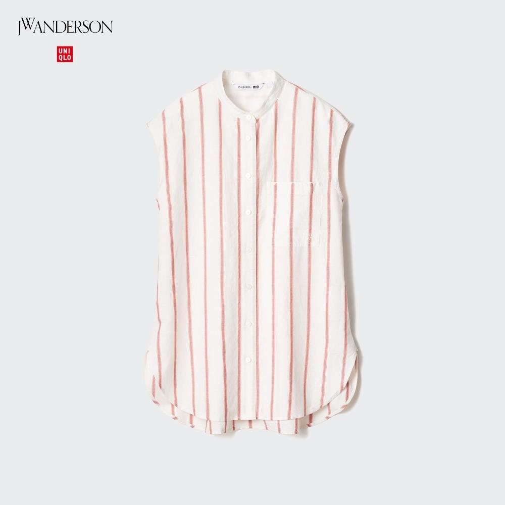 

Длинная рубашка без рукавов из смесового льна UNIQLO