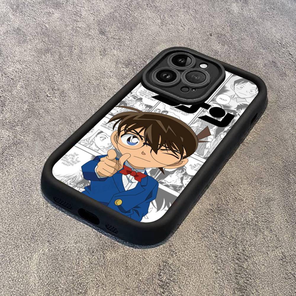 Japan D-Detective Conan Phone Case For IPhone 17 16 15 14 13 12 11 Pro Max 16E Plus INS Soft Cover
