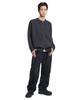 Nomaenyueol Straight Wide Denim Pants - Black