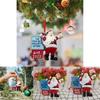 Adorable Santa Claus Gas Oil Hanging Pendant Xmas Gift