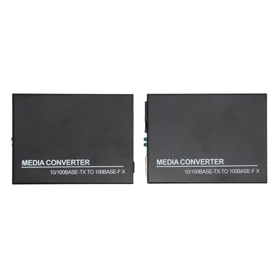 Medienkonverter Optische Ethernet-Medienkonverter Singlemode 10 100Base TX zu 100Base FX RJ45 zu