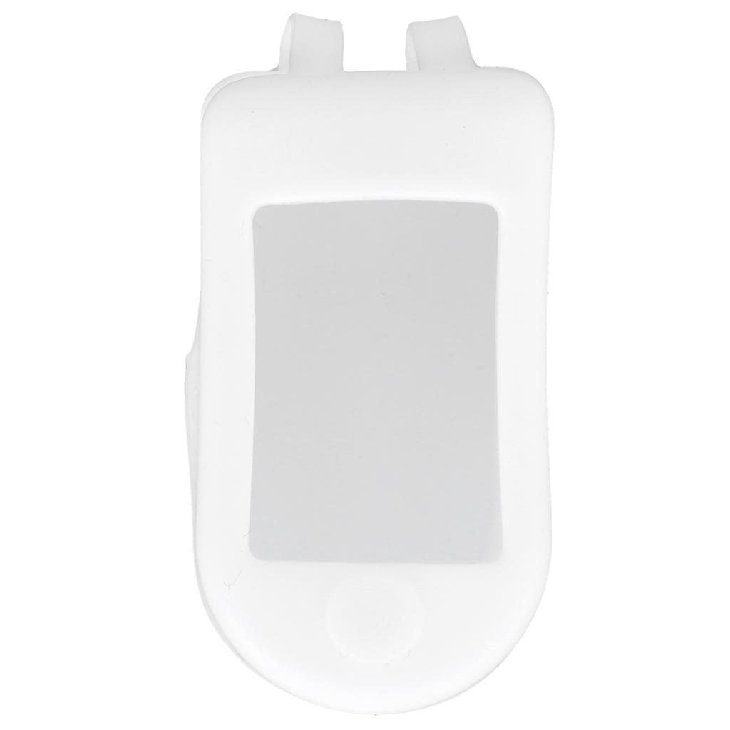 2Pcs Oximeter Cover Portable Silicone Fingertip Pulse Monitor Protector for Travel Home(Black White )