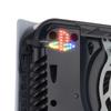 eXtremeRate RGB Rainbow Logo LED Kit for PS5 Console (2020 CFI-1 Series Compatible), 7 Colors and 40 Effects, Illuminated Logo Decoration Light, Compa