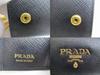 Authentic PRADA Black Saffiano Metal Leather 4 Pics Key Chain #a810  Refurbished