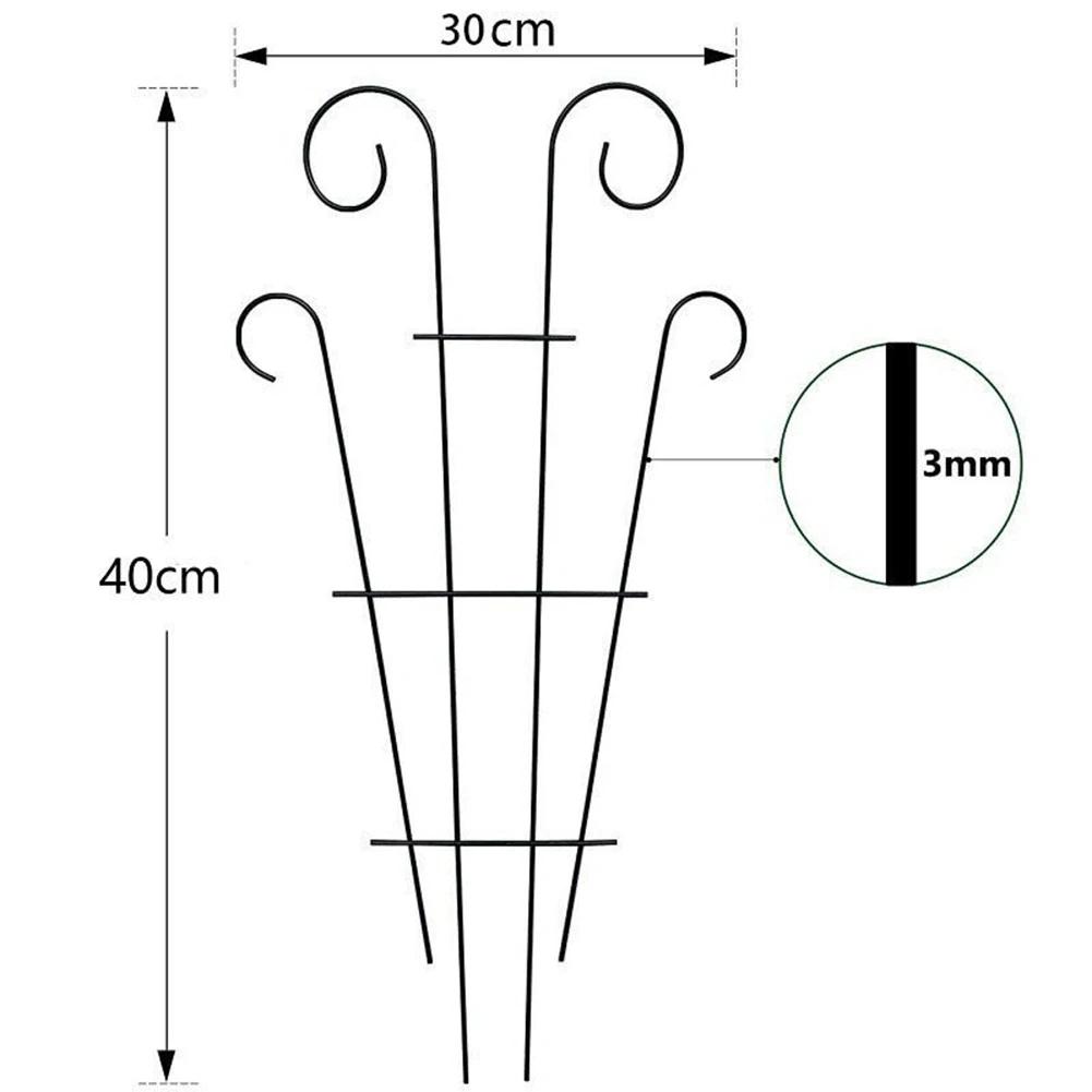 Green Plant Climbing Frame Pergola Plant Climbing Support Garden Climbing Flower Rack Cage For Single Stem Flower Plants