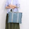 Nananoel Molly Unevenly Dyed Denim Big Tote Bag 2513311010 Denim (090)