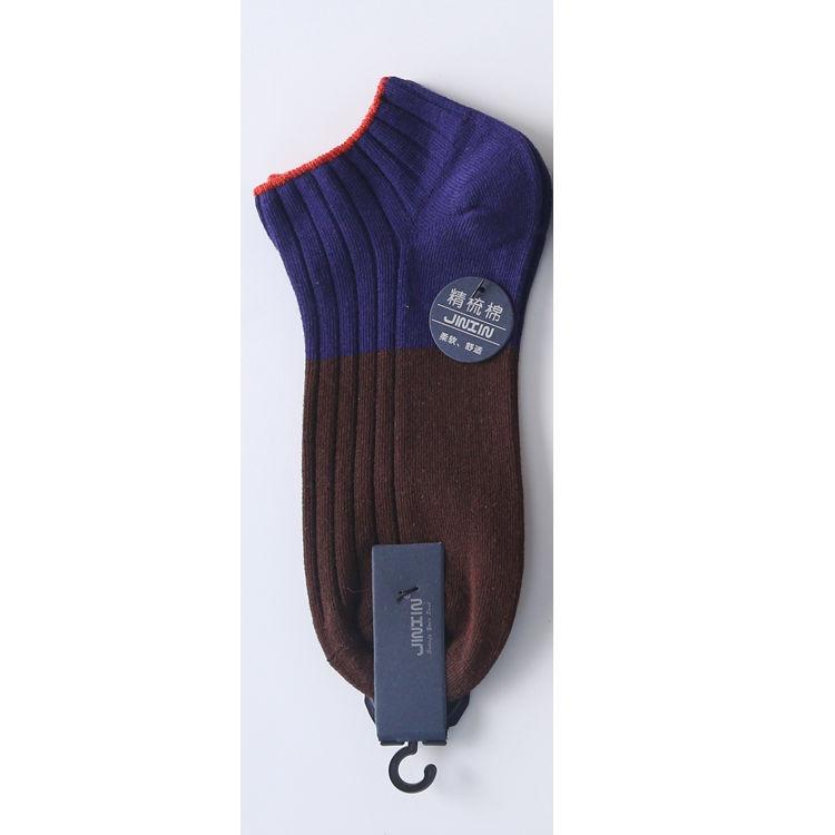 Men's Spring/Summer Short Cotton Socks - Sweat-Absorbing, Deodorant, Low-Cut Boat Socks
